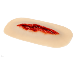 TraumaSim Self-Adhesive Laceration Jagged