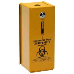 AEROHAZARD Steel Sharps Disposal Safe 1.4L (includes 2 x SD1400)